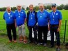 SM-veteraanisarjan pronssimitalistit 2018, olkaa hyvä! Vasemmalta Christer "Aba" Abrahamsson, Jukka Virtanen, Kullervo Kupila, Kari "Kakku" Randell sekä Tapani Kalmi. ONNITTELUMME!!!